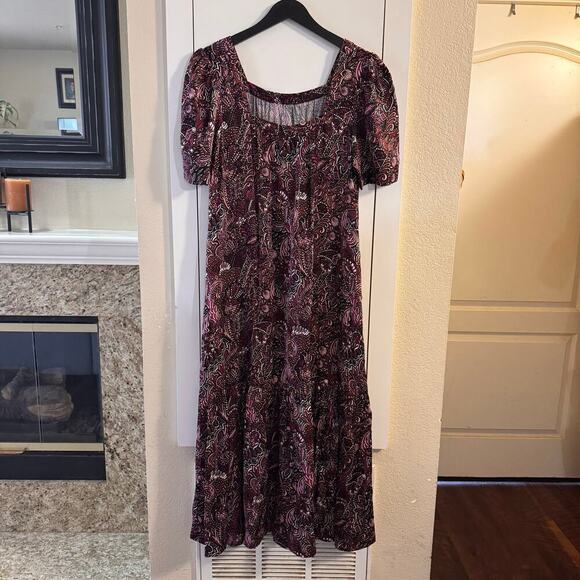 NWT Anthropologie Maeve Lisabetta Maxi Dress Size XS Petite Peasant - Picture 5 of 11